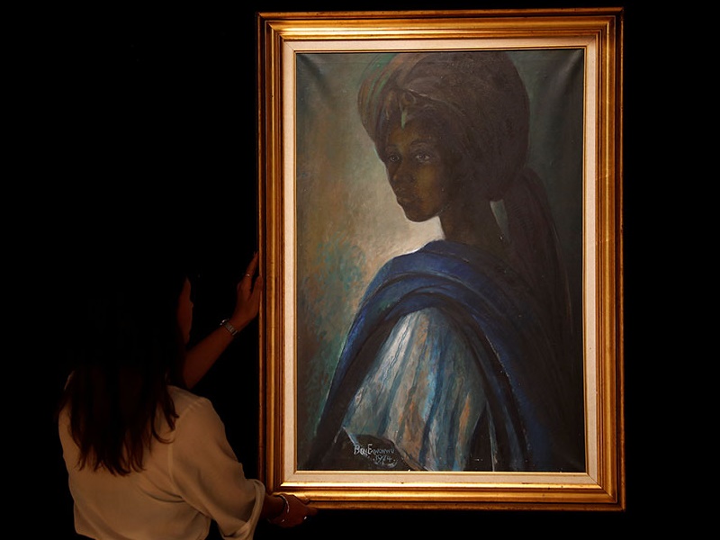 Painting Of African Mona Lisa Sells For Over 10 Crore Rupees At Auction After Family Googled The Signature