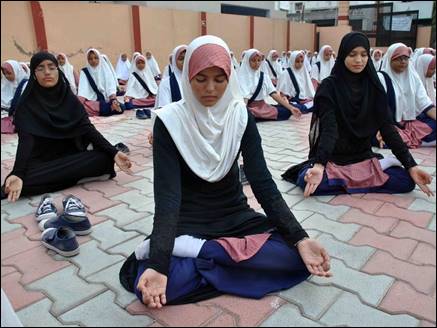 Ahmedabad muslim women to do surya namaskar as part of yoga