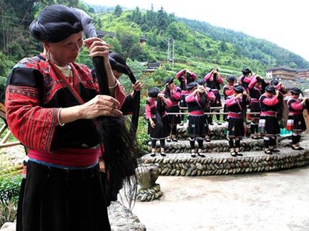 Women in this Chinese Village are known for their long hair