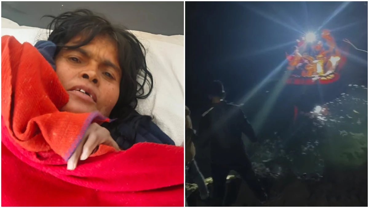 MP में कड़ाके की ठंड में पानी में तैरती रहस्यमयी महिला, पुलिस को देख कहती राम-राम, फिर अचानक ओझल