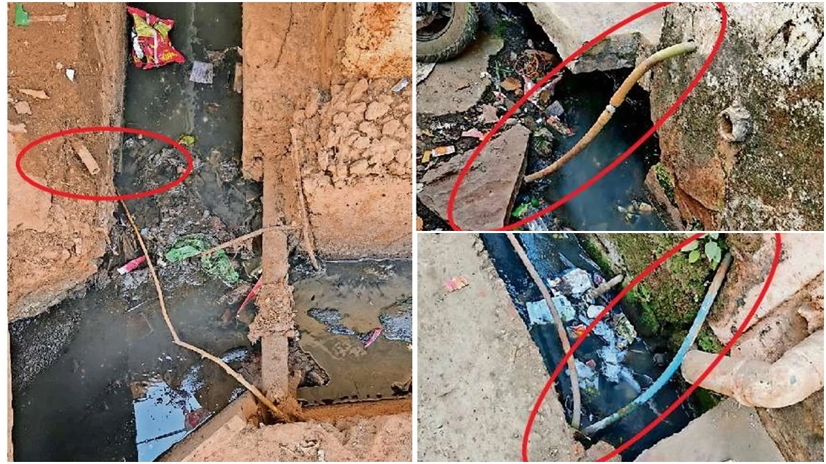 भोपाल में 99 प्रतिशत शुद्ध पानी सप्लाई का दावा, हकीकत में नालियों में बिछी है मौत की लाइन