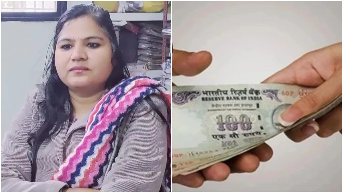 काम के बदले 5 हजार रुपए रिश्‍वत मांगने वाली आयुष अधिकारी और बाबू रंगे हाथ धराए