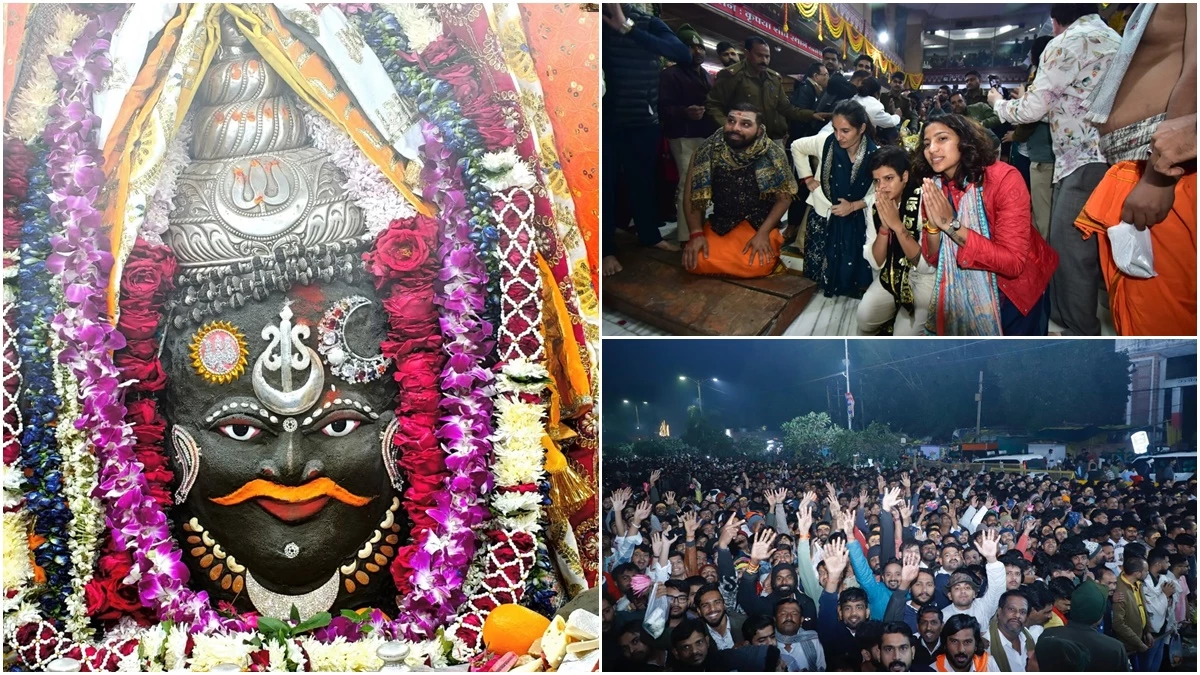 महाकाल के दर्शन के साथ नववर्ष की शुरुआत, भारतीय महिला क्रिकेट टीम की सदस्यों सहित बड़ी संख्या में पहुंच रहे श्रद्धालु