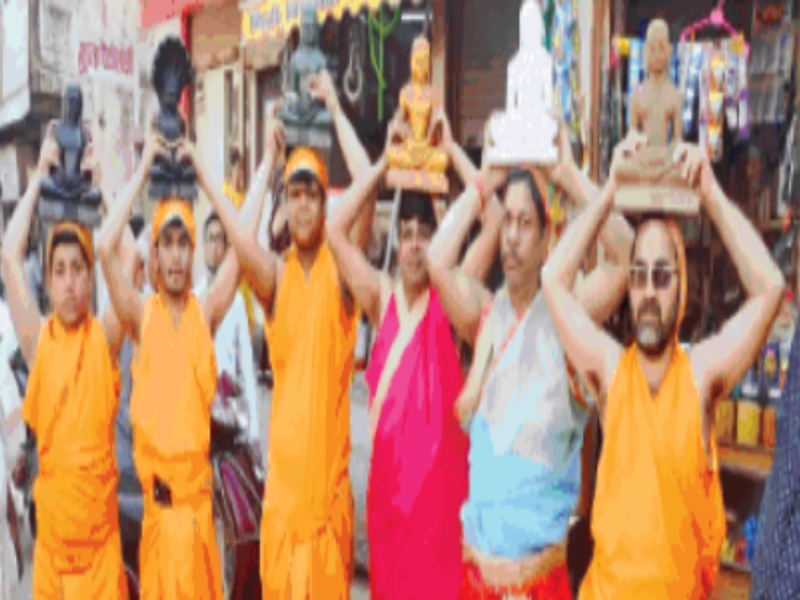 Gwalior Panchakalyanak Mahotsav: पंचकल्याणक में प्राण प्रतिष्ठित प्रतिमाएं तानसेव नगर व शिंदे की छावनी जैन मंदिर में स्थापित