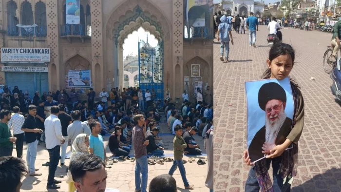खामेनेई की हत्या के विरोध में लखनऊ में आक्रोश, शिया हुए एकजुट, रात में निकालेंगे मशाल जुलूस