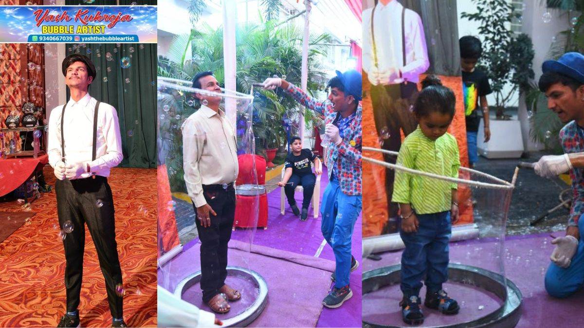 Raipur News: बबल बनाने की जबरदस्त कला, बन गए बबल आर्टिस्ट, आप भी बुलबुलों का ले सकते हैं मजा