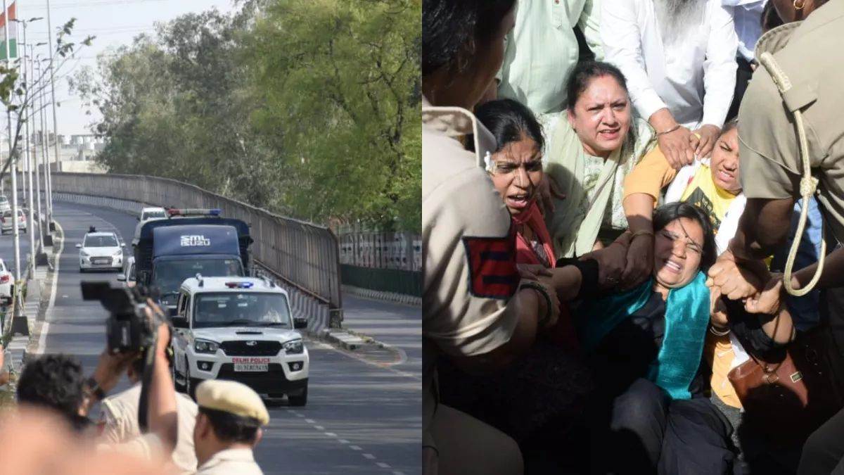 तिहाड़ के बाहर केजरीवाल समर्थकों ने काटा बवाल; दिल्ली के CM पर 24 घंटे CCTV से होगी निगरानी
