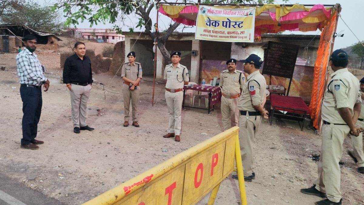 Jhabua Information: लोकसभा चुनाव को लेकर राजस्थान और गुजरात की बार्डर पर लगी झाबुआ पुलिस की पैनी निगाहें