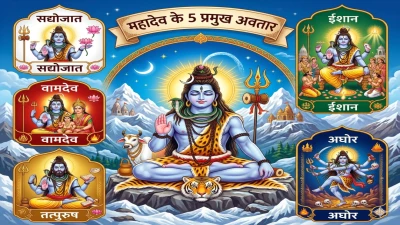 शिव के 5 रहस्यमयी अवतार, जिनके बिना नहीं हो पाती सृष्टि की रचना, जानें महादेव ने कैसे बचाया ब्रह्मांड?