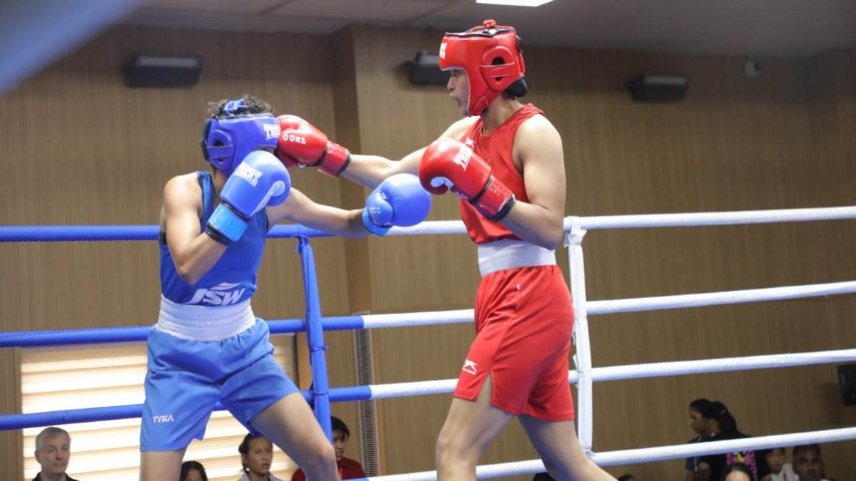 Boxing Championship in Bhopal मप्र की अंजली फाइनल में मुस्कान और खुशी