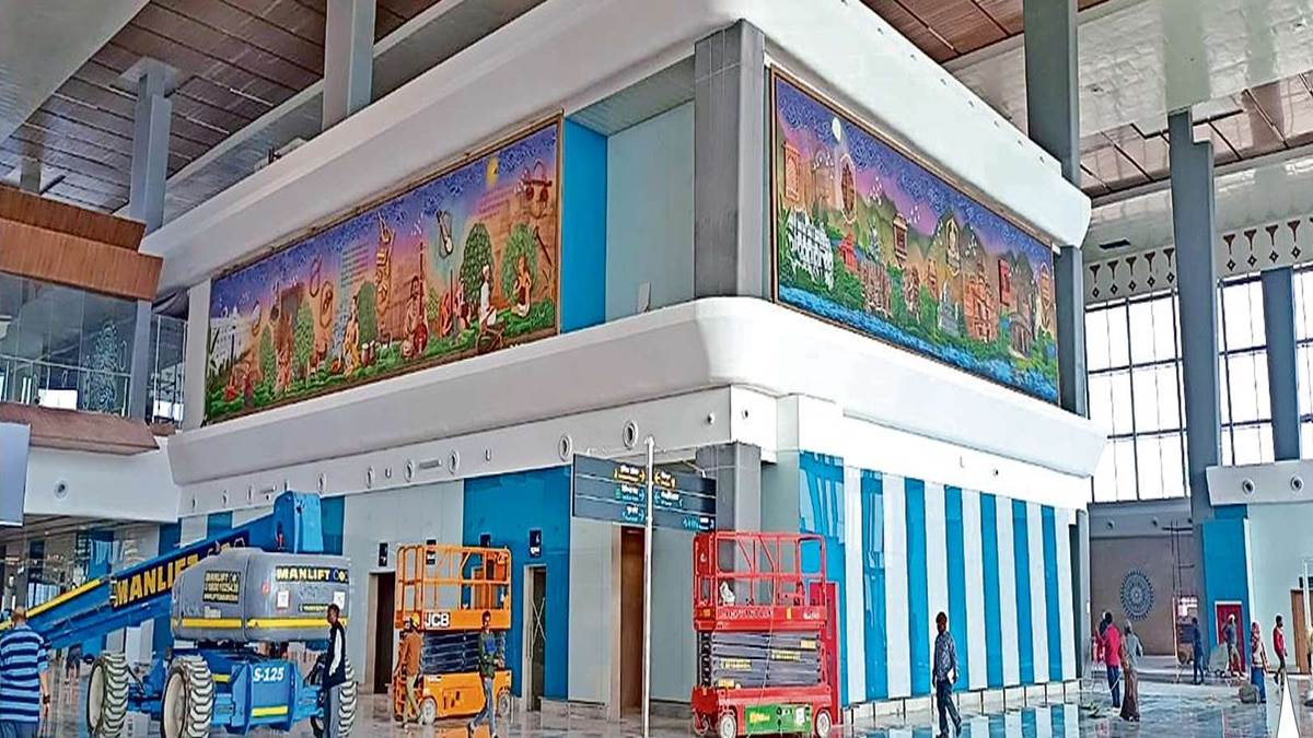 New air terminal in Gwalior: दिल्ली और राजकोट हादसे के बाद ग्वालियर एयर टर्मिनल पर आया अलर्ट, सिविल टीम ने की जांच