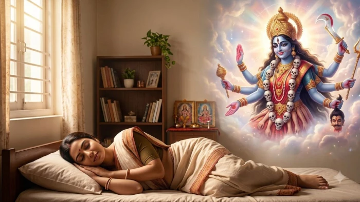 सपने में मां काली का आना शुभ है या अशुभ? जानिए किस स्थिति में चमक जाती है किस्मत और कब मिलता है संकट का संकेत
