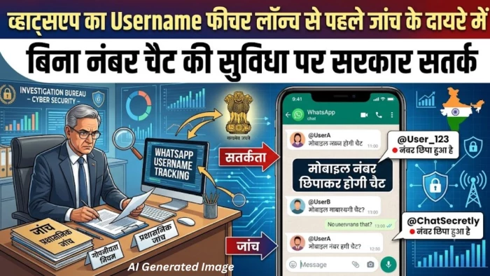 मोबाइल नंबर छिपाकर होगी चैट, WhatsApp का Username फीचर लॉन्च से पहले जांच के दायरे में, बिना नंबर चैट की सुविधा पर सरकार सतर्क