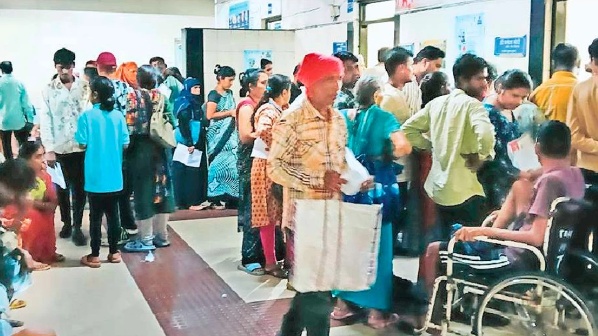 भोपाल के एम्स, हमीदिया और जेपी की ओपीडी में दो दिन में पहुंचे 20 हजार मरीज