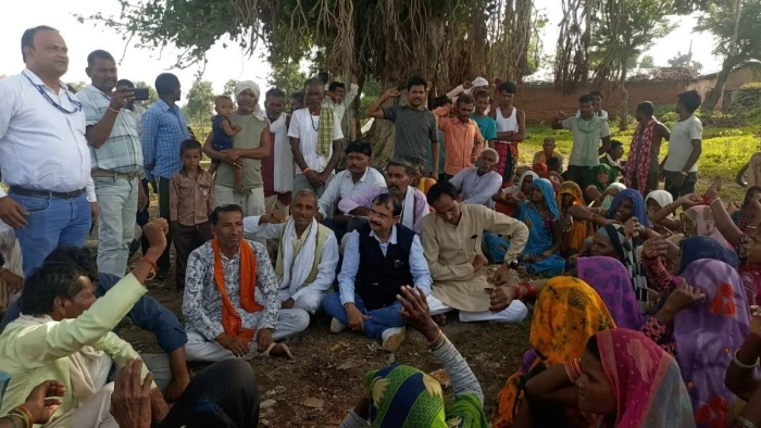पन्ना में अजयगढ़ के चिता आंंदोलन में अमित भटनागर की गिरफ्तारी के बाद कांग्रेस ने संभाला मोर्चा