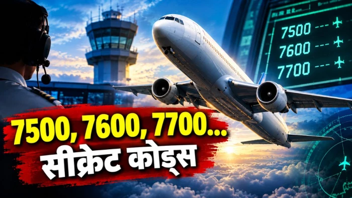 7500, 7600 या 7700... जानिए बीच आसमान में फ्लाइट से क्यों भेजे गए ये सीक्रेट कोड्स और क्या है इनका खौफनाक मतलब