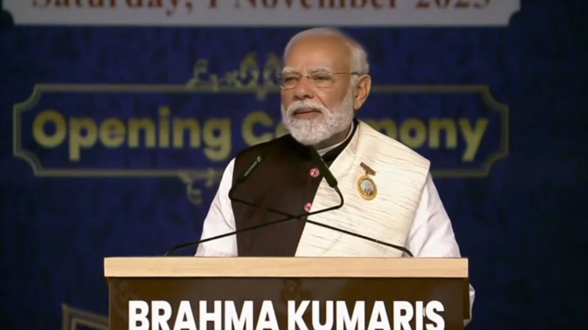 प्रधानमंत्री मोदी ने 'शांति शिखर' का किया उद्गघाटन, कहा-“सेवा ही ब्रह्मकुमारी संस्था की पहचान है”