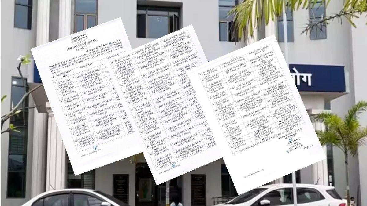 Executive Engineers Transfer List: छत्तीसगढ़ में लोक निर्माण विभाग में 71 अभियंताओं का तबादला, सालों से एक ही स्थान पर जमे थे