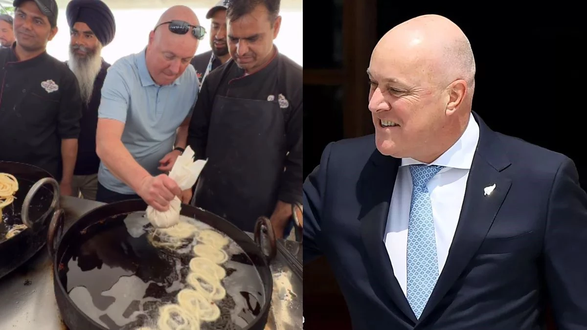 न्यूजीलैंड के PM क्रिस्टोफर लक्सन का 'जलेबी' बनाते वीडियो वायरल, सोशल मीडिया पर हो रही तारीफ