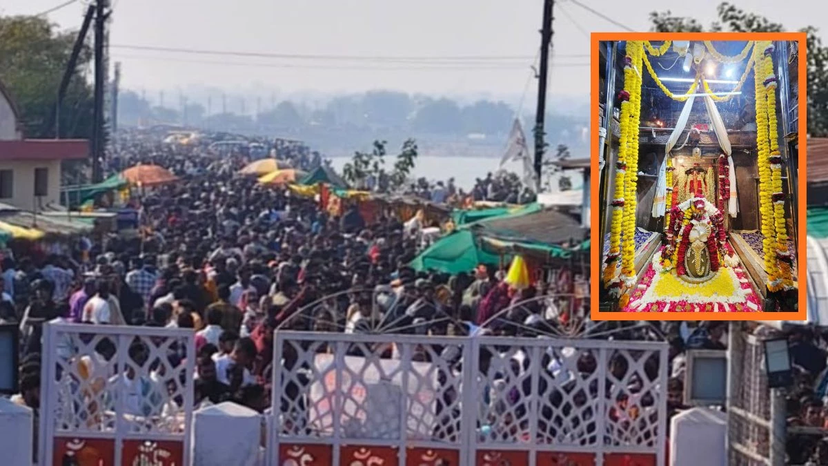 साल 2026 के पहले दिन ओंकारेश्वर में दर्शन के लिए पहुंचे 50 हजार से अधिक श्रद्धालु, लगी भक्तों की लंबी लाइन