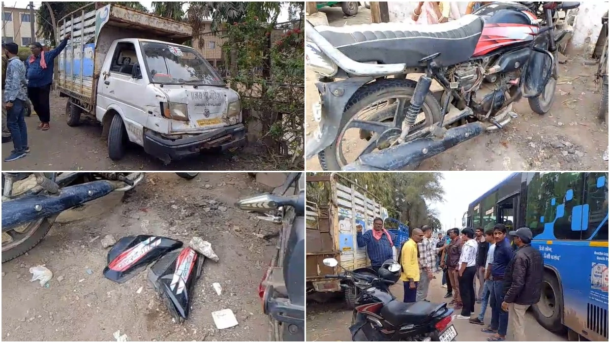 इंदौर में आईटी पार्क के पास तेज रफ्तार लोडिंग वाहन ने सड़क पर मचाया कोहराम, गाड़‍ियों को मारी टक्कर; कई घायल