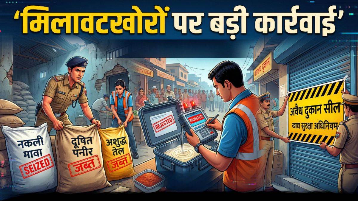 MP में मिलावटखोरों पर बड़ी कार्रवाई... होली पर लिए 3996 सैंपल, 17 कारोबारियों के लाइसेंस रद, 42 मामले दर्ज