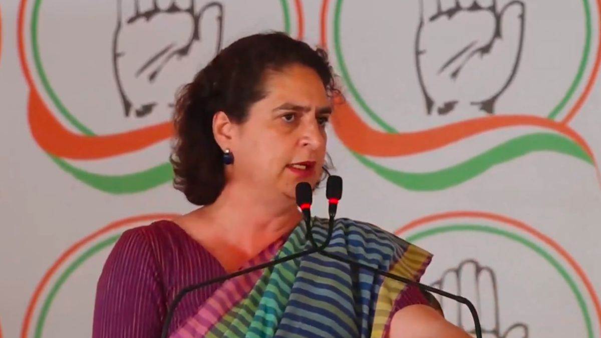 Priyanka Gandhi Vadra in MP: मुरैना में बोलीं प्रियंका वाड्रा बोली- कांग्रेस पार्टी हिंदू धर्म पर आधारित है