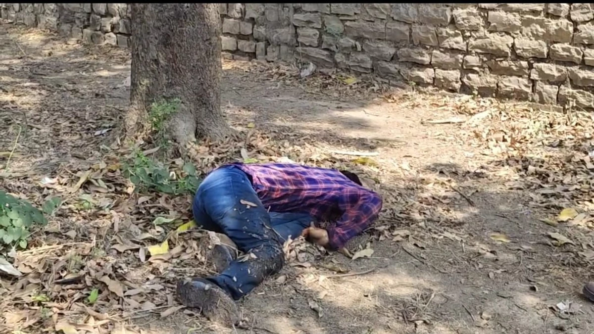 Satna News: Youth killed by killing a fuss due to illicit relations in Nagaud of Satna, blood-stained body recovered