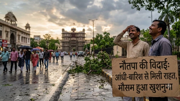 MP में आंधी-बारिश के साथ नौतपा की विदाई, भोपाल समेत कई जिलों में बौछारें शुरू; IMD ने जारी किया अलर्ट