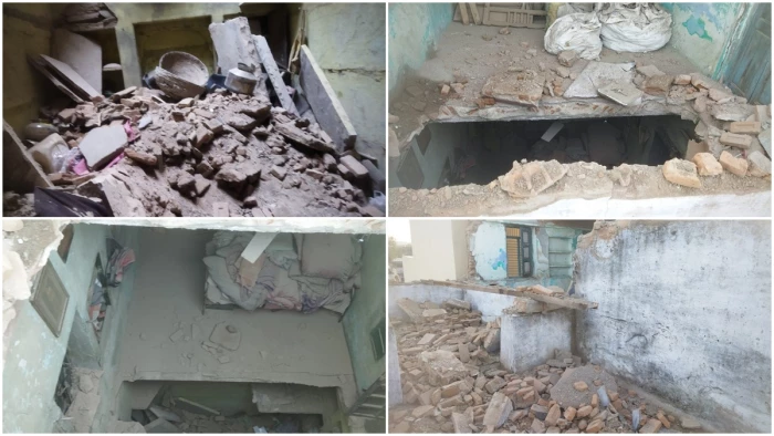 नीमच के सिंगोली में घर में सो रहे मां बेटे पर काल बनकर गिरी तीन मंजिला मकान की छत, दो की मौत