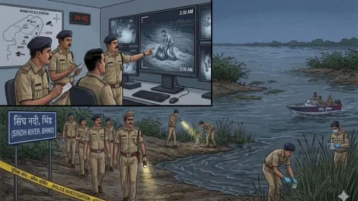 ग्वालियर में बच्ची की हत्या का मामला सुलझा, सौतेले पिता ने मासूम को थप्पड़ मार गिराया, फिर साड़ी से फंदे पर टांगा