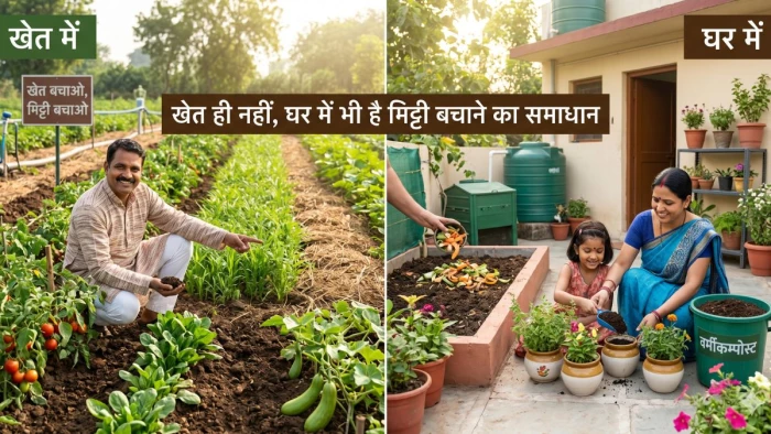 किसानों के लिए काम की खबर… खेत ही नहीं, रसोई में भी छिपा है मिट्टी बचाने का मंत्र, जानें आसान उपाय