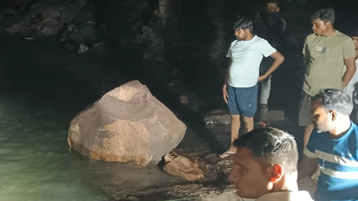 नरसिंहपुर के हाथीनाला वाटरफॉल पर पिकनिक मनाने पहुंचे तीन छात्रों की डूबने से मौत