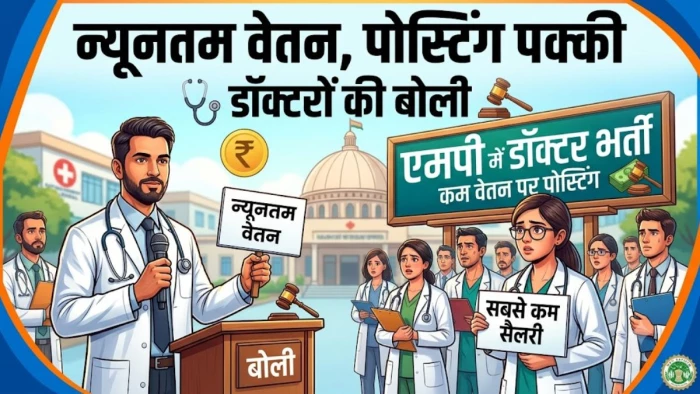 एमपी में अधिकतम वेतन के लिए बोली लगाएंगे डॉक्टर, सबसे कम सैलरी मांगने वाले की होगी पोस्टिंग