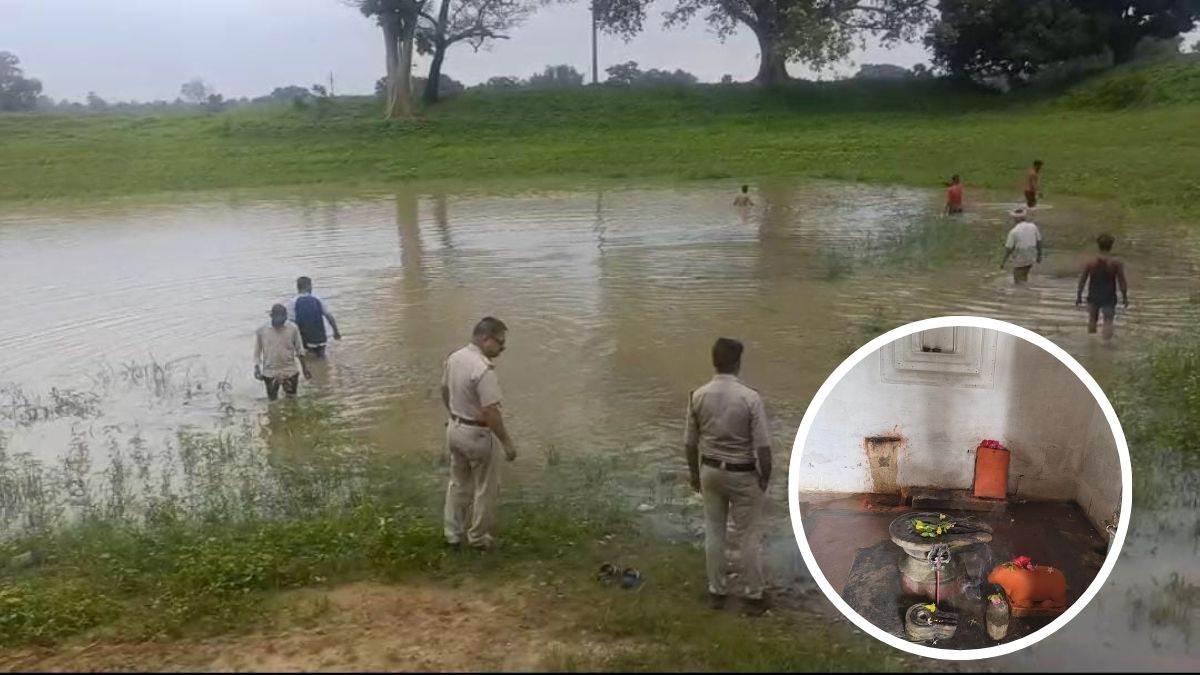 शहडोल के प्राचीन मंदिर में शिवलिंग चोरी होने से मचा हड़कंप! गोताखोरों की मदद से तालाब में तलाश जारी