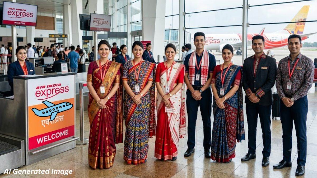 एअर इंडिया एक्सप्रेस की यूनिफार्मों में हुए बदलाव, राज्यों के पारंपरिक कपड़ों की दिखेगी झलक, मध्य प्रदेश के बाघ का डिजाइन भी शामिल