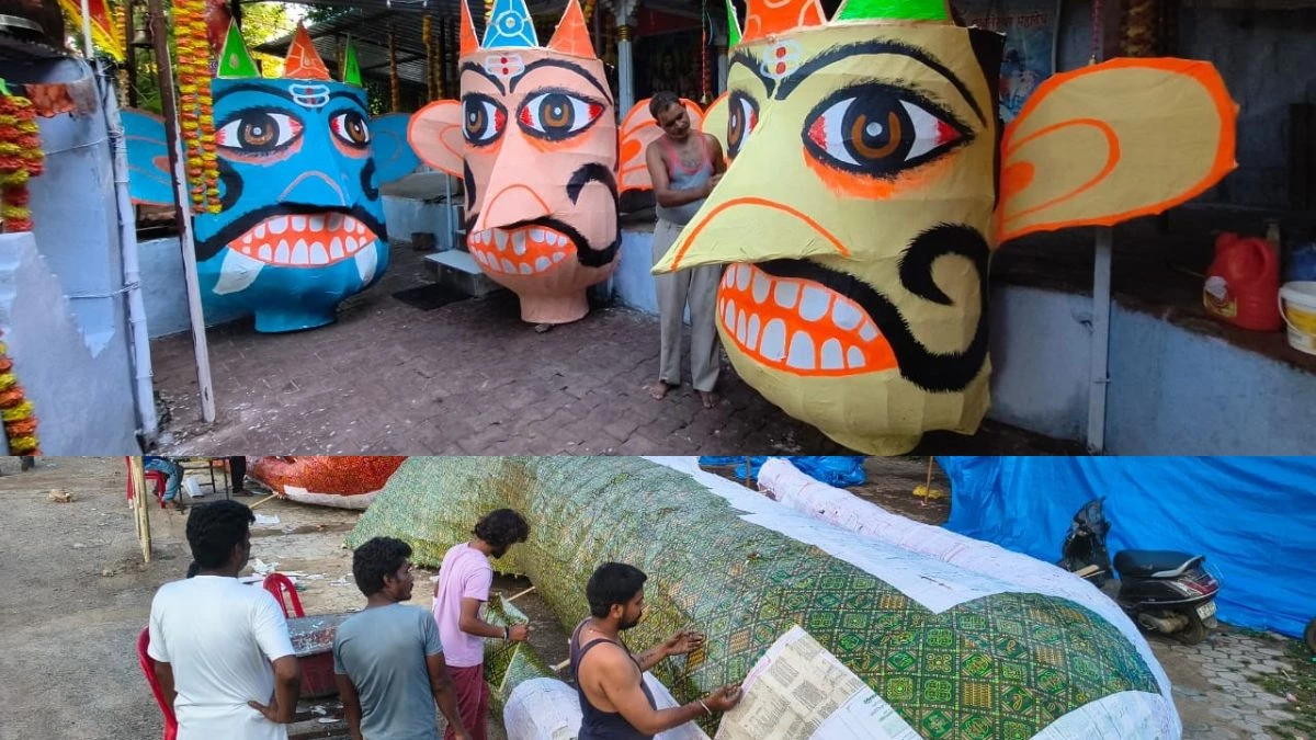 ग्वालियर के फूलबाग और दीनदयाल नगर में 65-65 फीट के रावण का पुतला दहन होगा