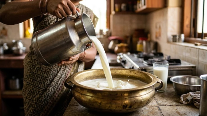 उज्जैन में महंगा हुआ दूध, दाम में चार रुपये की बढ़ोतरी, 66 रुपये लीटर मिलेगा, किसान से खरीदी भाव भी बढ़ा