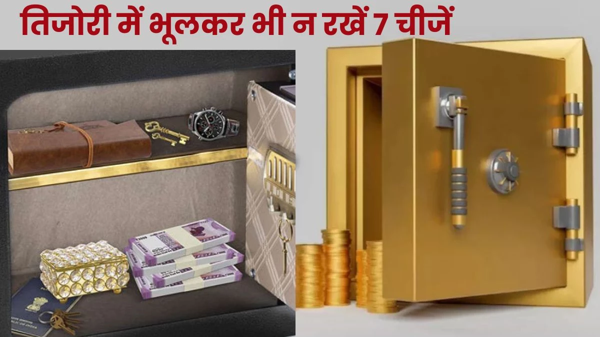 तिजोरी में भूलकर भी न रखें ये 7 चीजें, चला जाएगा सारा धन