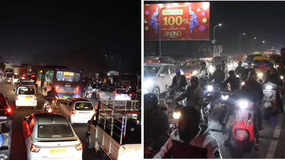 इंदौर के अरविंदो अस्पताल से लवकुश चौराहा तक जाम, दो घंटे तक रेंगते रहे हजारों वाहन