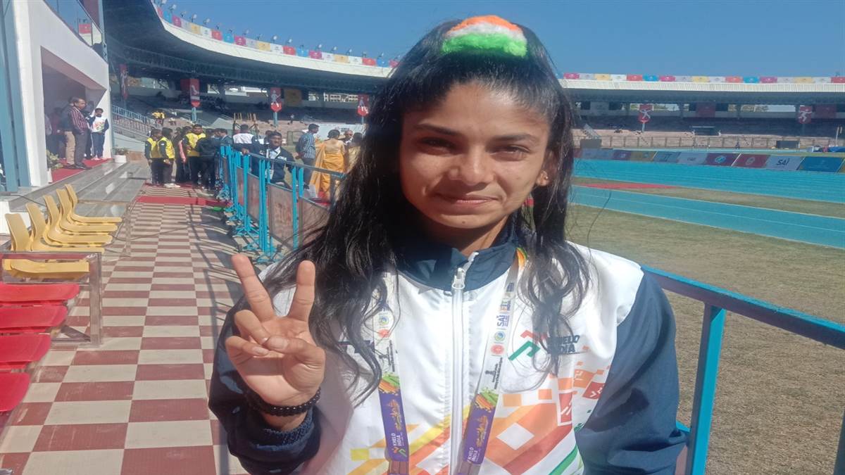 Khelo India 2022 : सीहोर की उड़नपरी ने दिया पदक से जवाब, खेलो इंडिया गेम्स की बालिका 1500 मीटर दौड़ में जीता रजत पदक