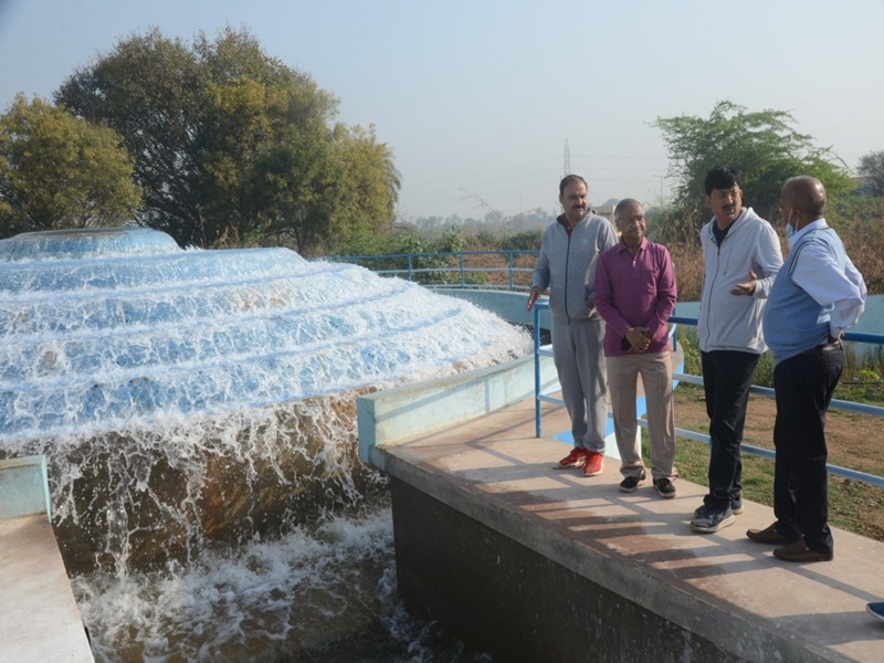 Gwalior MP inspected the water treatment plant सांसद ने वाटर ट्रीटमेंट