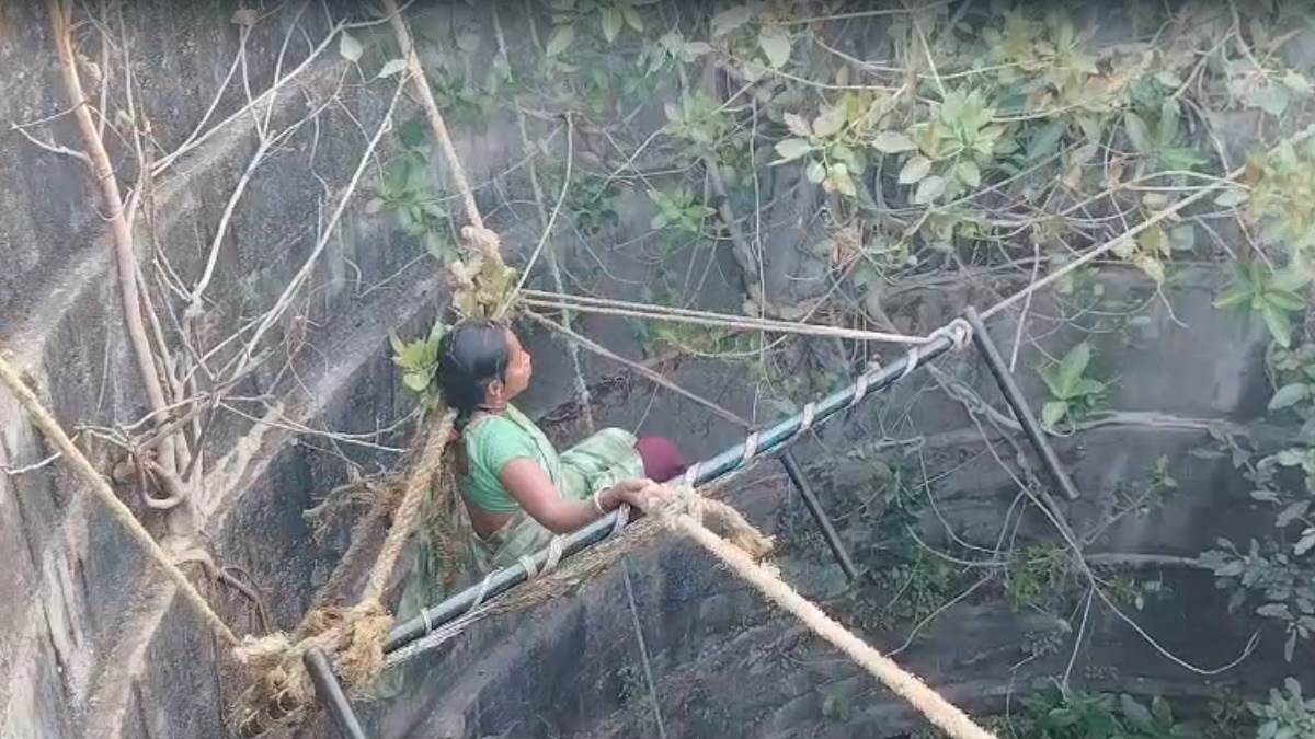 बड़वानी जिले में कुएं में कूदी महिला, रस्सी के सहारे अटकी; पुलिस ने रेस्क्यू कर निकाला