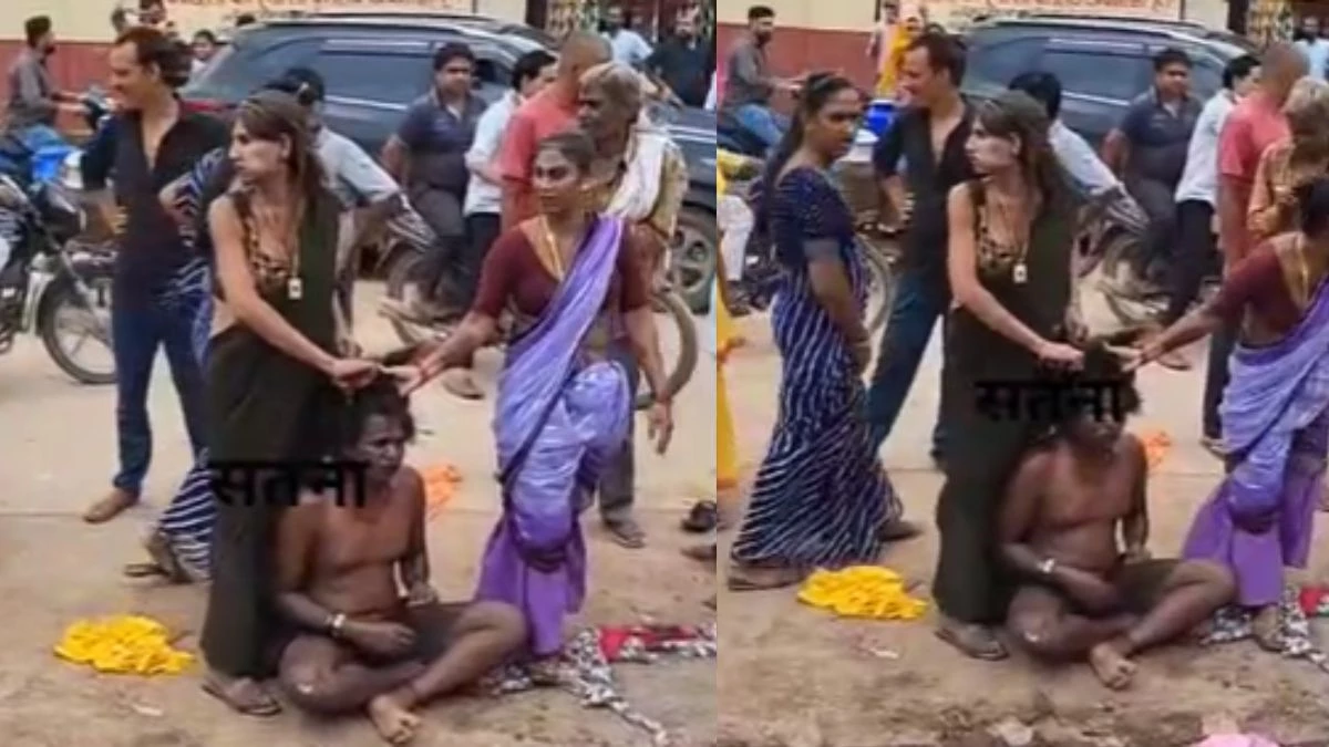 सतना में असली Vs नकली किन्नरों की भिड़ंत, बीच सड़क किया मुंडन, वीडियो वायरल