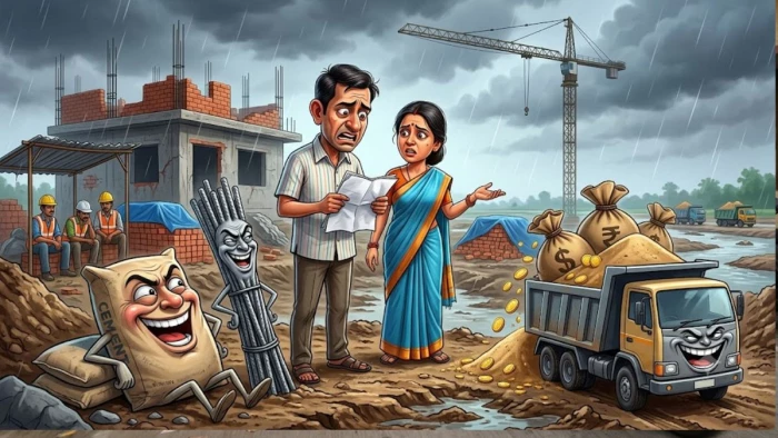 Cement Sariya Rate: सीमेंट 380 रुपये बोरी, रेत और सरिये के रेट भी बढ़े; अपना घर बनाना हुआ महंगा