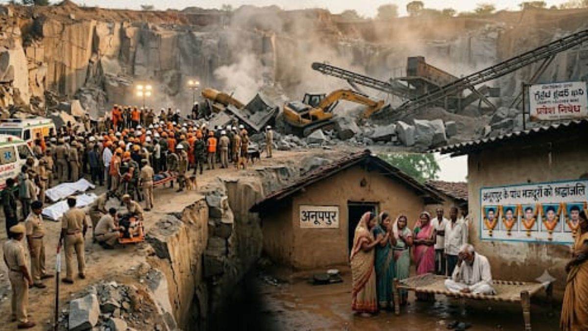 बेंगलुरु की ग्रेनाइट खदान में चट्टान गिरी, दबकर सात मजदूरों की मौत, मरने वालों में पांच अनूपपुर के