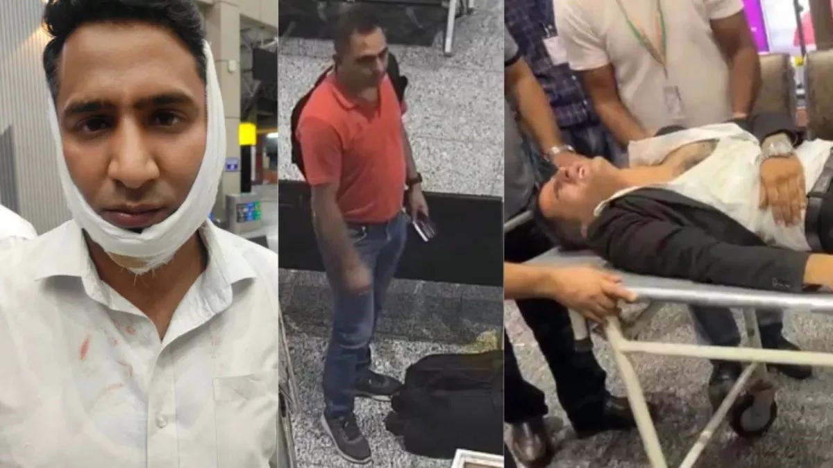 VIDEO: 16 किलो के बैग पर हंगामा... स्पाइसजेट कर्मचारियों पर हमला करने वाले  सेना अधिकारी पर FIR - army officer assualts spicejet staff for baggage fee  at srinagar airport