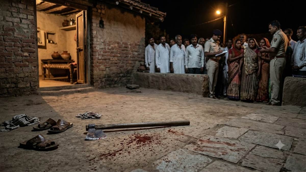 बड़वानी में चरित्र शंका के चलते पत्नी ने कुल्हाड़ी से पति का गला काटा, हत्या के बाद हादसे की गढ़ी कहानी