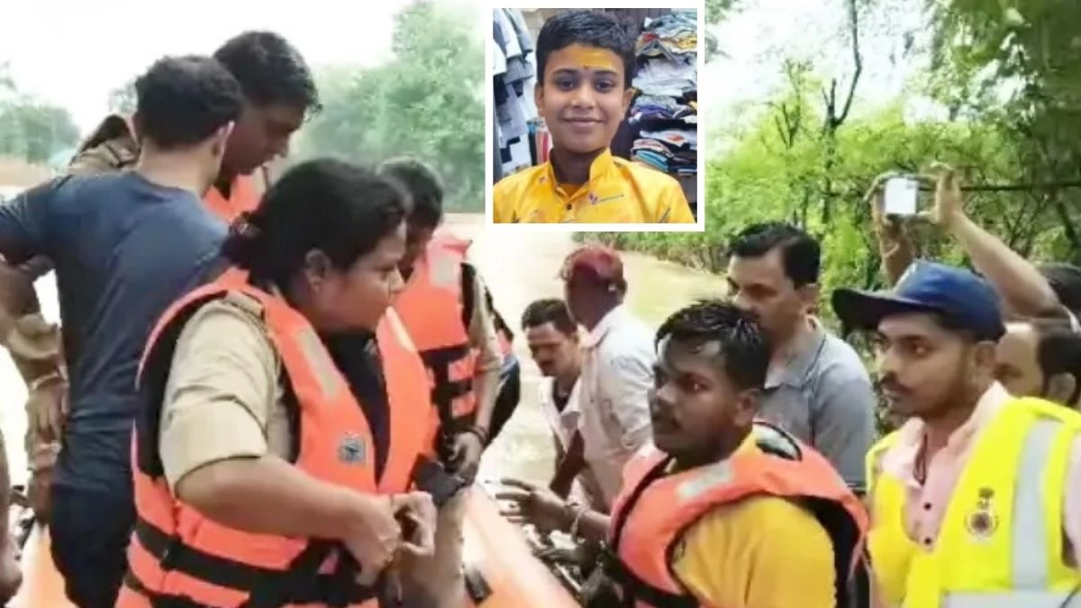 पन्ना में पवई बांध के 7 गेट खुलने से उफान पर किलकिला नदी, घरों की छतों पर फंसे 12 लोग; नाले में बहा 14 साल का छात्र