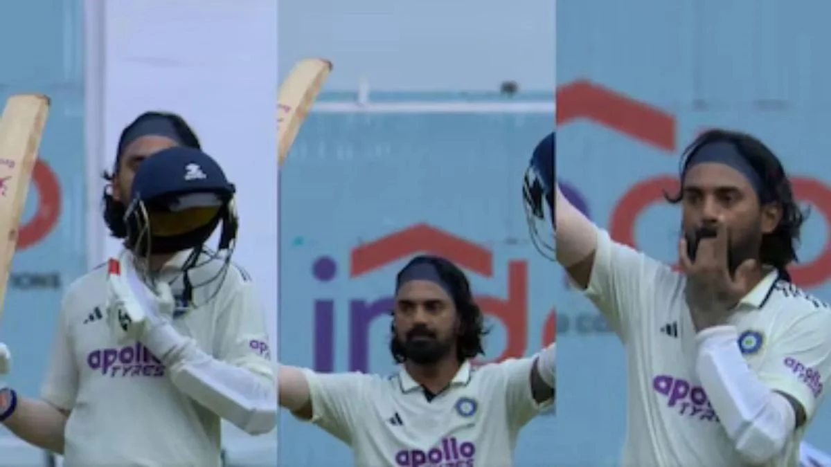 IND vs WI 1st Test: केएल राहुल ने वेस्टइंडीज के खिलाफ ठोंका शतक, जश्न देख सभी रह गए हैरान